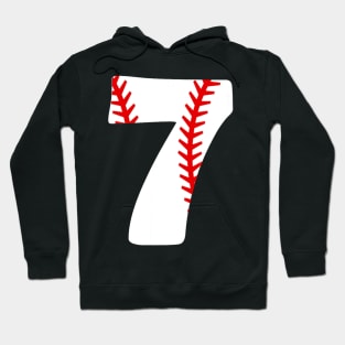 Seventh Birthday 7th BASEBALL Hoodie